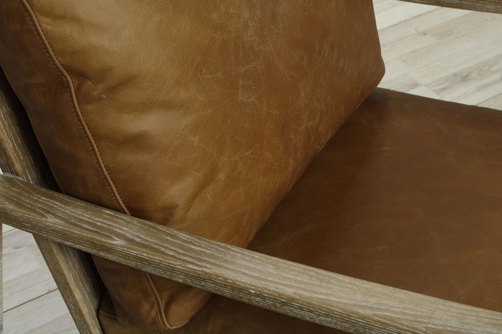 Nordic Armchair Cigar Leather 5 Nordic Armchair Cigar Leather - Image 5