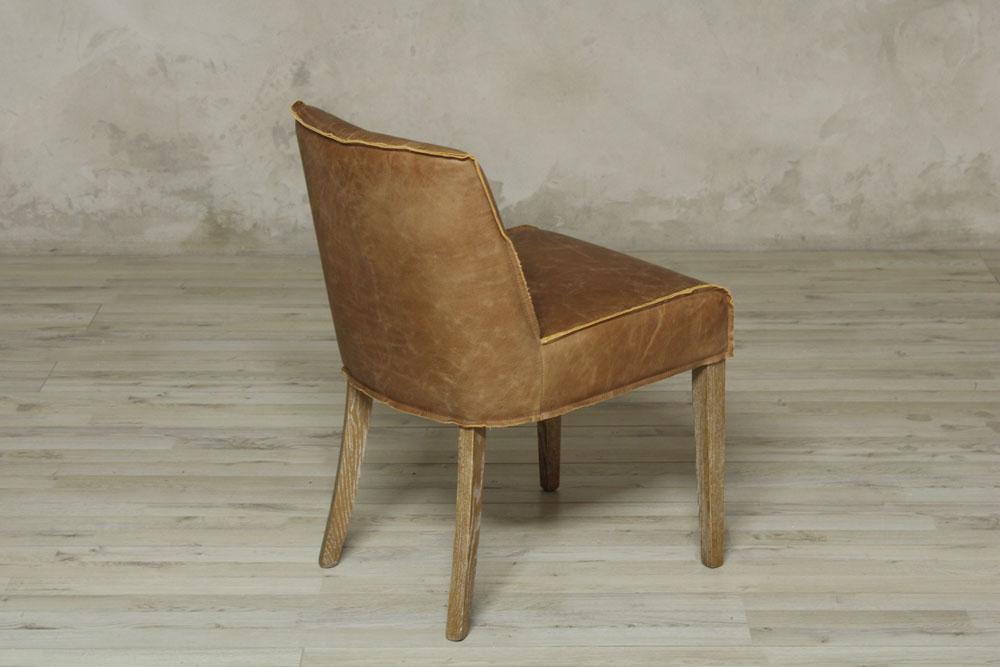 Max Dining Chair - Cigar Leather 3 Max Dining Chair - Cigar Leather - Image 3