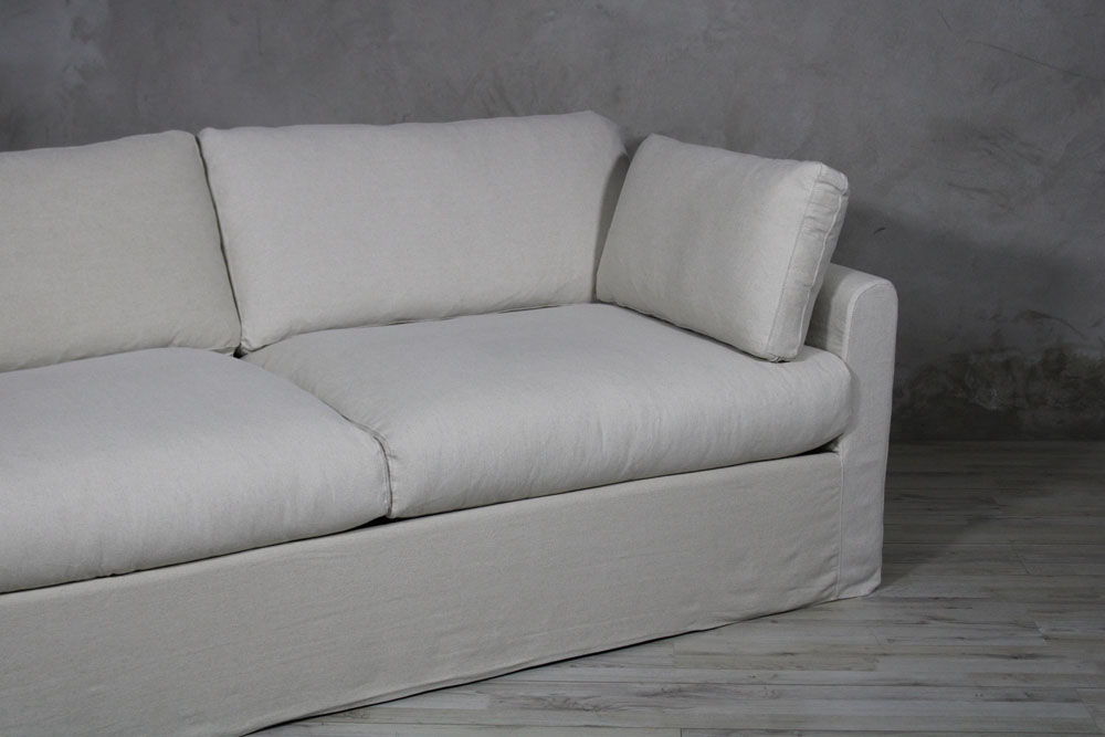 Bertha Sofa Natural - Slipcover 1 Bertha Sofa Natural - Slipcover
